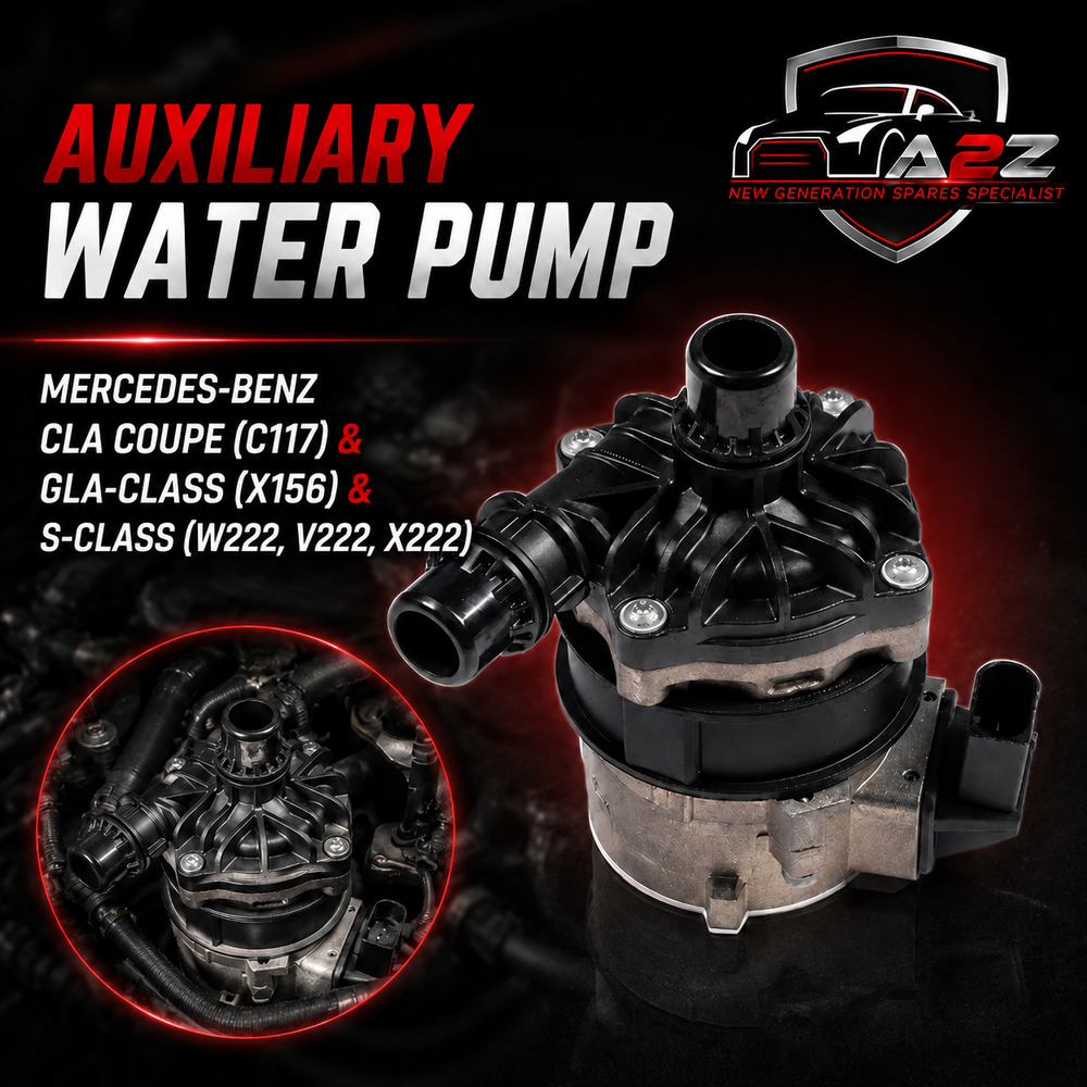 Auxiliary Water Pump A0005001986 0005001986 Compatible With MERCEDES-BENZ CLA Coupe (C117) & GLA-CLASS (X156) & S-CLASS (W222, V222, X222) Tag No.15