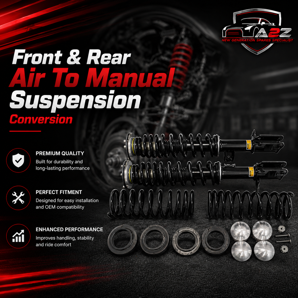 Front & Rear Air To Manual Suspension Conversion Kit (Set Of 16) RNB000750 RNB000740 Compatible With Land Rover L322 (2003-2012)