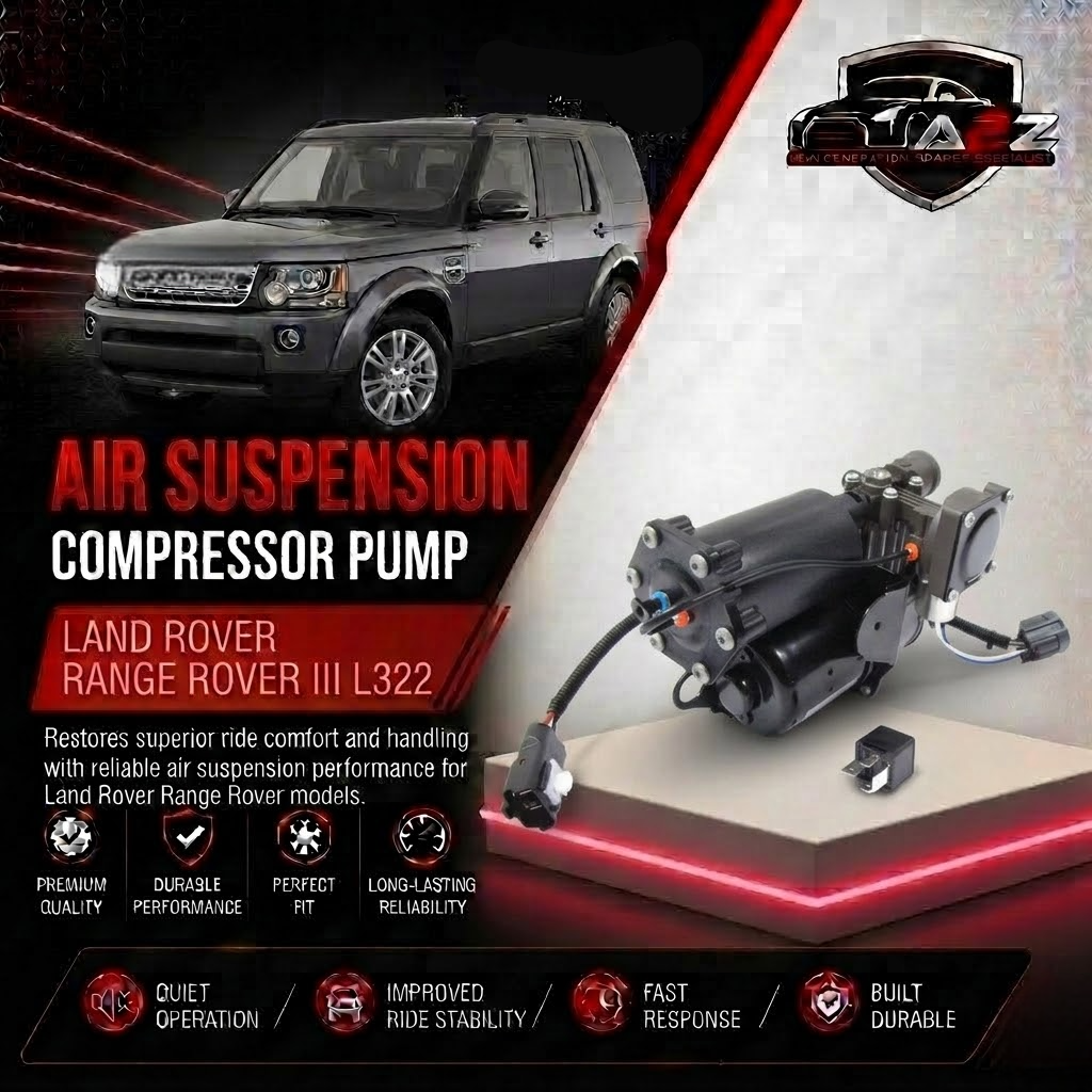 Air Suspension Compressor Pump LR025111 LR041777 LR015089 LR006201 Compatible With LAND ROVER RANGE ROVER III L322