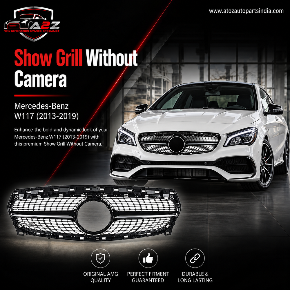 Show Grill Without Camera 1178809700 1178802500 Compatible With Mercedes-Benz CLA-CLASS W117 (2013-2019) Tag No.133