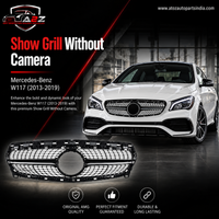 Show Grill Without Camera 1178809700 1178802500 Compatible With Mercedes-Benz CLA-CLASS W117 (2013-2019) Tag No.133