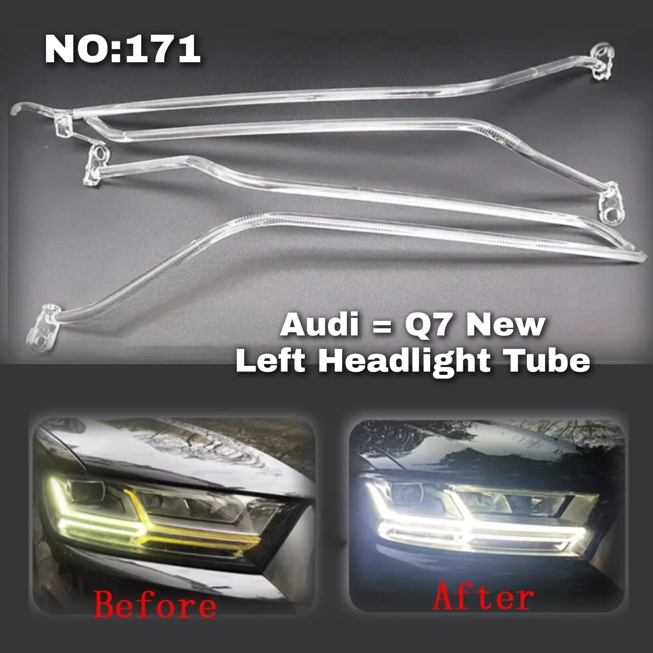Headligth Tube Left Compatible With Audi Q7 New Tag No.171