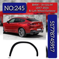 Rear Left Wheel Eyebrow 51778745917 Compatible With BMW X4 G02 M (2017-21) Tag No.245