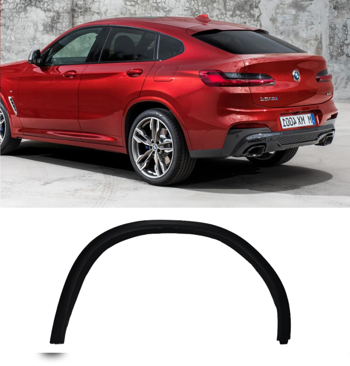 Rear Left Wheel Eyebrow 51778745917 Compatible With BMW X4 G02 M (2017-21) Tag No.245
