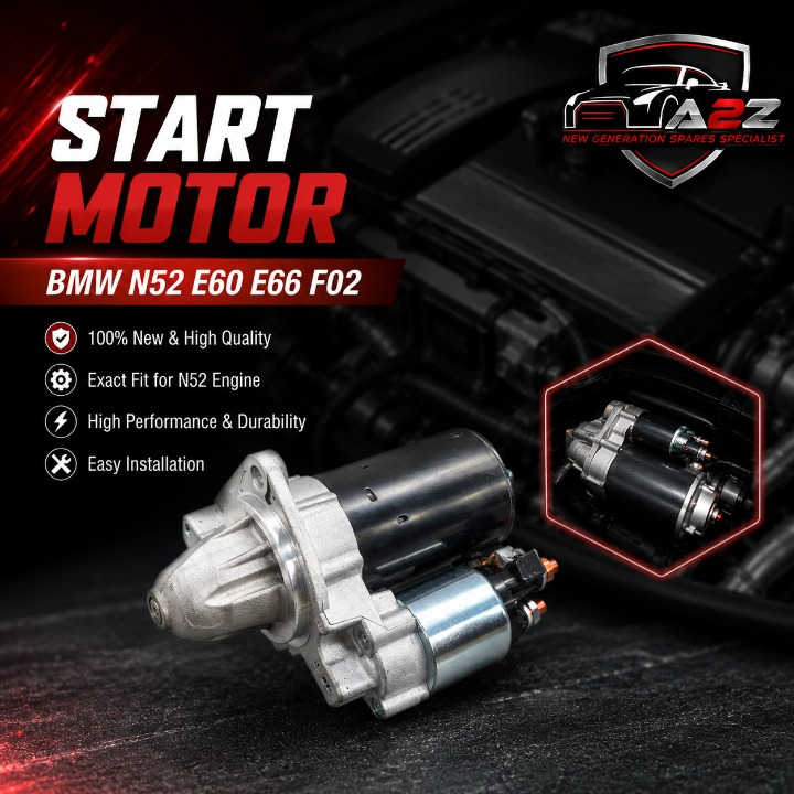 Start Motor 12412344243 Compatible With BMW N52 E60 E66 F02