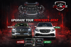 A To Z Compatible With Mercedes Benz Gle W166 (2016-2019) Front Rear Bumper Upgrade Convert To Amg Gle63 Amg Bumper Body Kit Set W166-008 Gc CC-9621 (Shipping Cost Not Included In Price)
