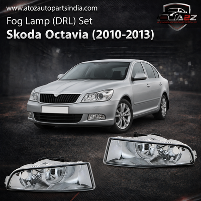 Fog Lamp (DRL) Set Left 1Z0941701C & Right 1Z0941702C Compatible With Skoda Octavia (2010-2013) Tag No.180