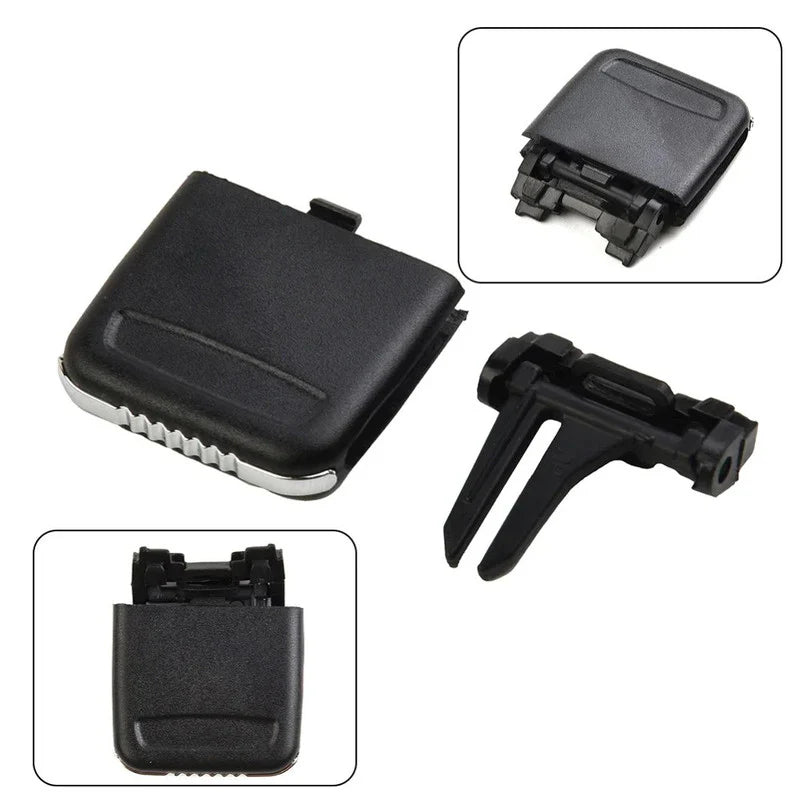 Air Conditioner Back Ac Vent Grille Outlet Tab Clip Slider Repair Kit 7P5819000 Compatible With PORSCHE CAYENNE (92A)  (Set Of 2)