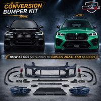 Complete Front & Rear Bumper Full Body Conversation Kit Compatible With BMW X5 G05 (2019-2022) To G05 Lci 2023+ X5m M Sports Style Upgrade | Shipping Cost Not Included