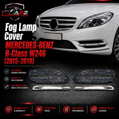 Fog Lamp Cover Right 2468852822 & Left 2468852722 A2468852722 Compatible With MERCEDES-BENZ B-Class W246 2015-2019 Tag No.302