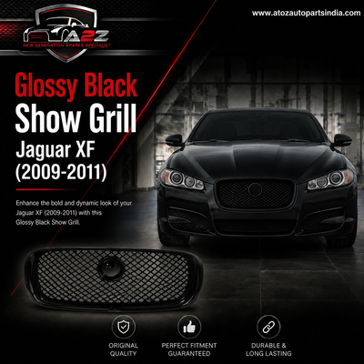Glossy Black Show Grill C2Z14892 Compatible With Jaguar XF (2009-2011) Tag No.3