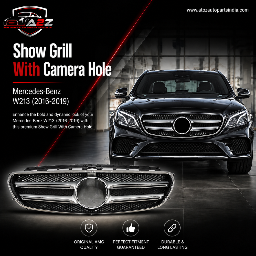 Show Grill With Camera Hole 2138880223 A2138880223 Compatible With Mercedes-Benz E-CLASS W213 (2016-2019) Tag No.71