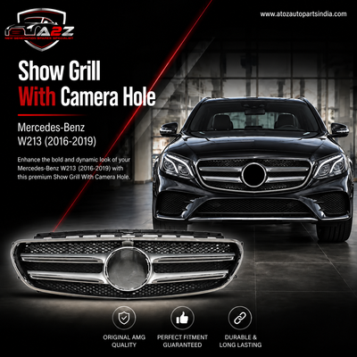 Show Grill With Camera Hole 2138880223 A2138880223 Compatible With Mercedes-Benz E-CLASS W213 (2016-2019) Tag No.71