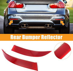 Rear Bumper Reflector Compatible With BMW X5 E70 LCI Rear Bumper Reflector Left 63147240997 & Right 63147240998 Tag-RB-57