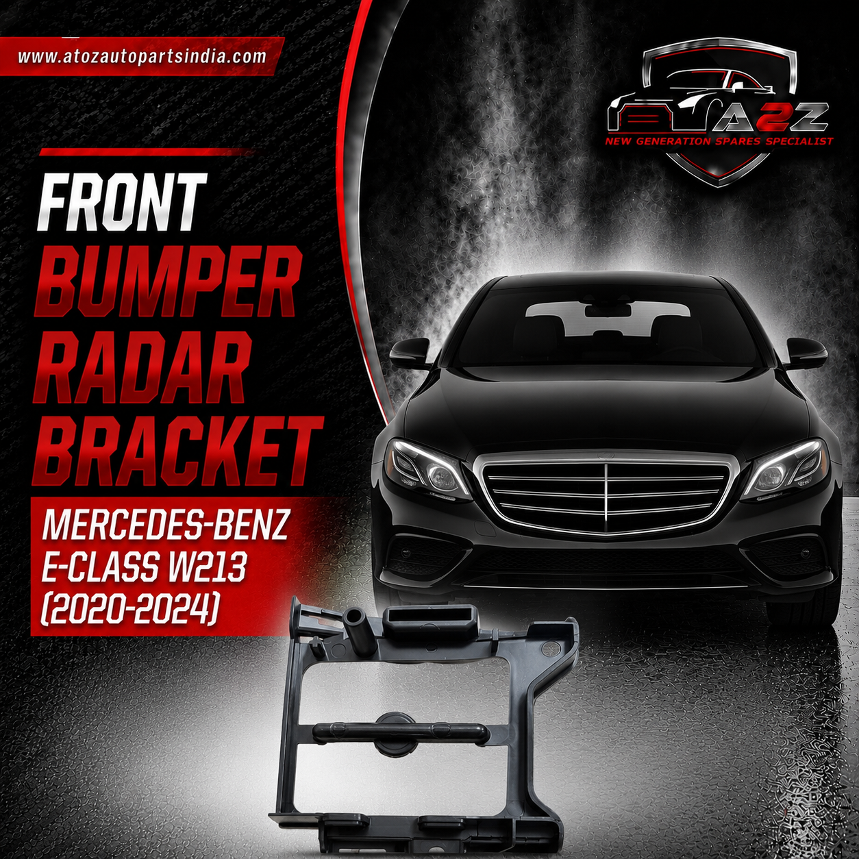 Front Bumper Radar Bracket 2138850406 Compatible With Mercedes-Benz E-CLASS W213 (2020-2024) Tag No.864