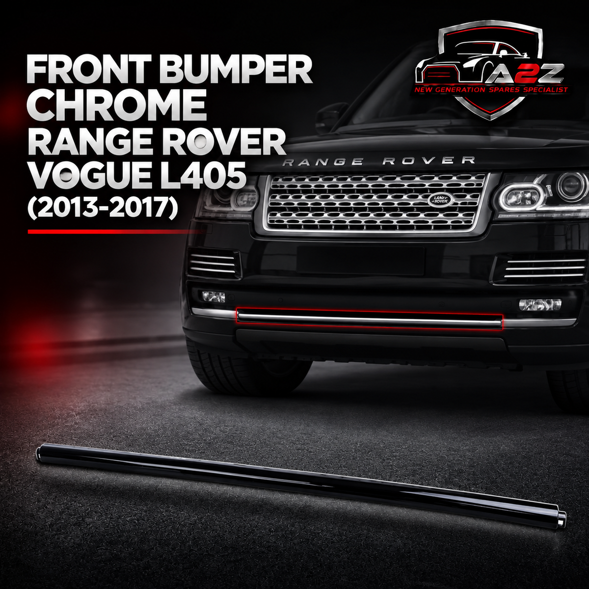 Front Bumper Chrome Compatible With Land Rover Range Rover Vogue - L405 (2013-2017) Tag No.18