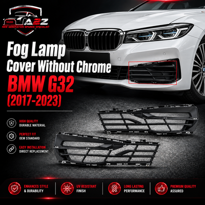 Fog Lamp Cover Without Chrome Left 51117415591 & Right 51117415592 Compatible With BMW 6 Series GT G32 (2017-2023) Tag No.482