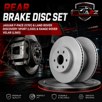 Rear Brake Disc Set LR090699 T4A2061 Compatible With JAGUAR F-PACE (X761) &  LAND ROVER DISCOVERY SPORT (L550) & RANGE ROVER VELAR (L560)