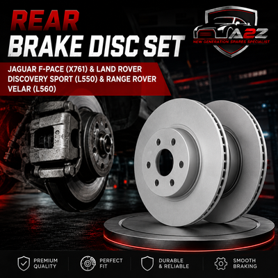 Rear Brake Disc Set LR090699 T4A2061 Compatible With JAGUAR F-PACE (X761) &  LAND ROVER DISCOVERY SPORT (L550) & RANGE ROVER VELAR (L560)
