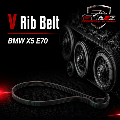 V-ribbed Serpentine Belt 11287557257 Compatible With BMW X5 E70