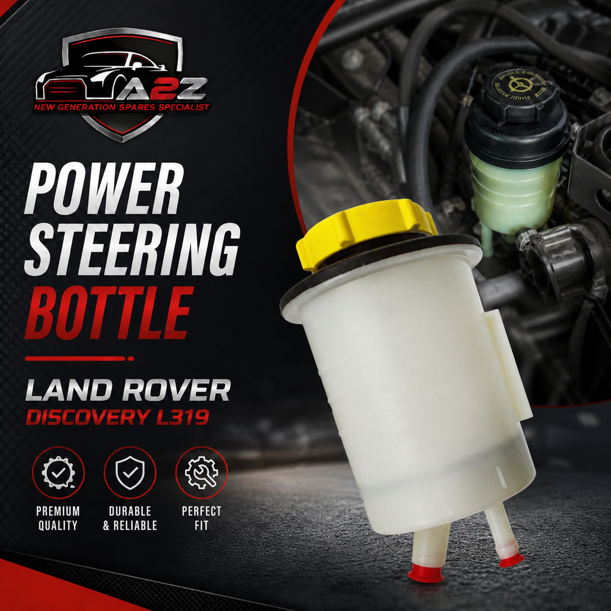 Power Steering Bottle LR061407 QFX000060 QFX500060 For LAND ROVER DISCOVERY IV L319 | LR4 Tag-B-67