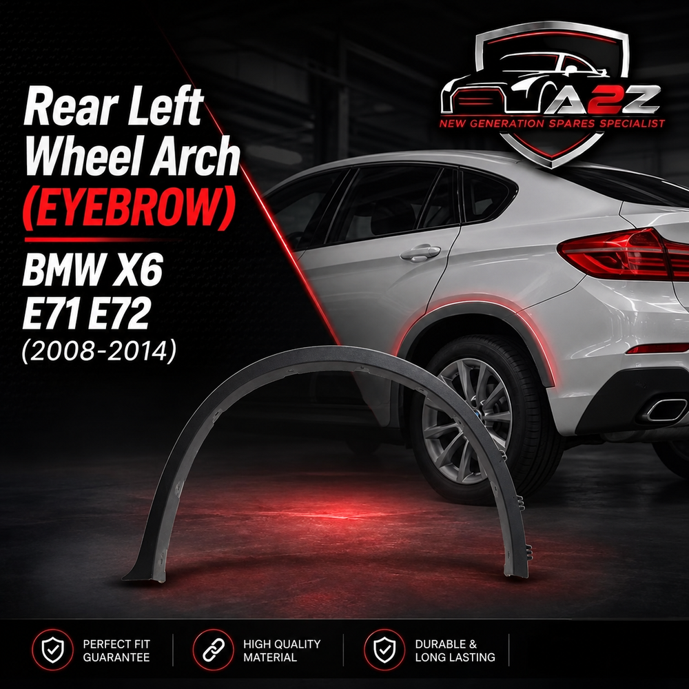 Rear Left Wheel Arch (EYEBROW) 51777176329 Compatible With BMW X6 E71 & E72 (2008-2014) Tag No.101