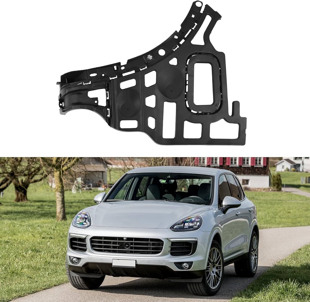 Rear Bumper Bracket Set Left 95850537750 & Right 95850537850 Compatible With Porsche Cayenne (2015-2017) Tag No.212