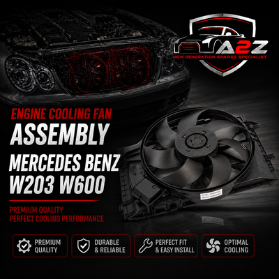 Engine Cooling Fan Assembly 2035000293 Compatible With Mercedes Benz W203 W600