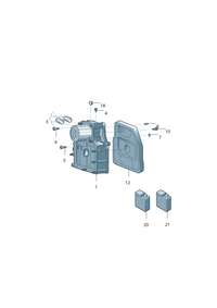 Transmission Module Conduct Plate TCM 0AM927769D Compatible With AUDI A3 Convertible (8V7, 8VE) | A3 / S3 & SKODA FABIA II (542) & KAROQ (NU7, ND7) & OCTAVIA II (1Z3) | LAURA & VW BEETLE (5C1, 5C2)  & JETTA IV (162, 163, AV3, AV2) &  POLO V (6R1, 6C1)