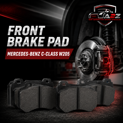 Front Brake Pad A0004209503 2599701 P050123 Compatible With MERCEDES-BENZ C-CLASS W205
