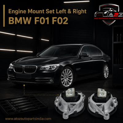 Engine Mount Set Left 22116796547 22116777363 & Right 22116796548 22116777364 Compatible With BMW F01 F02