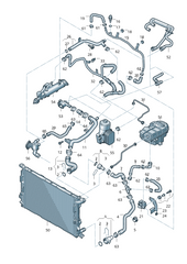 Vaccume Line Hose Pipe 4G0121081BA For Audi A6 4G Tag-H-215