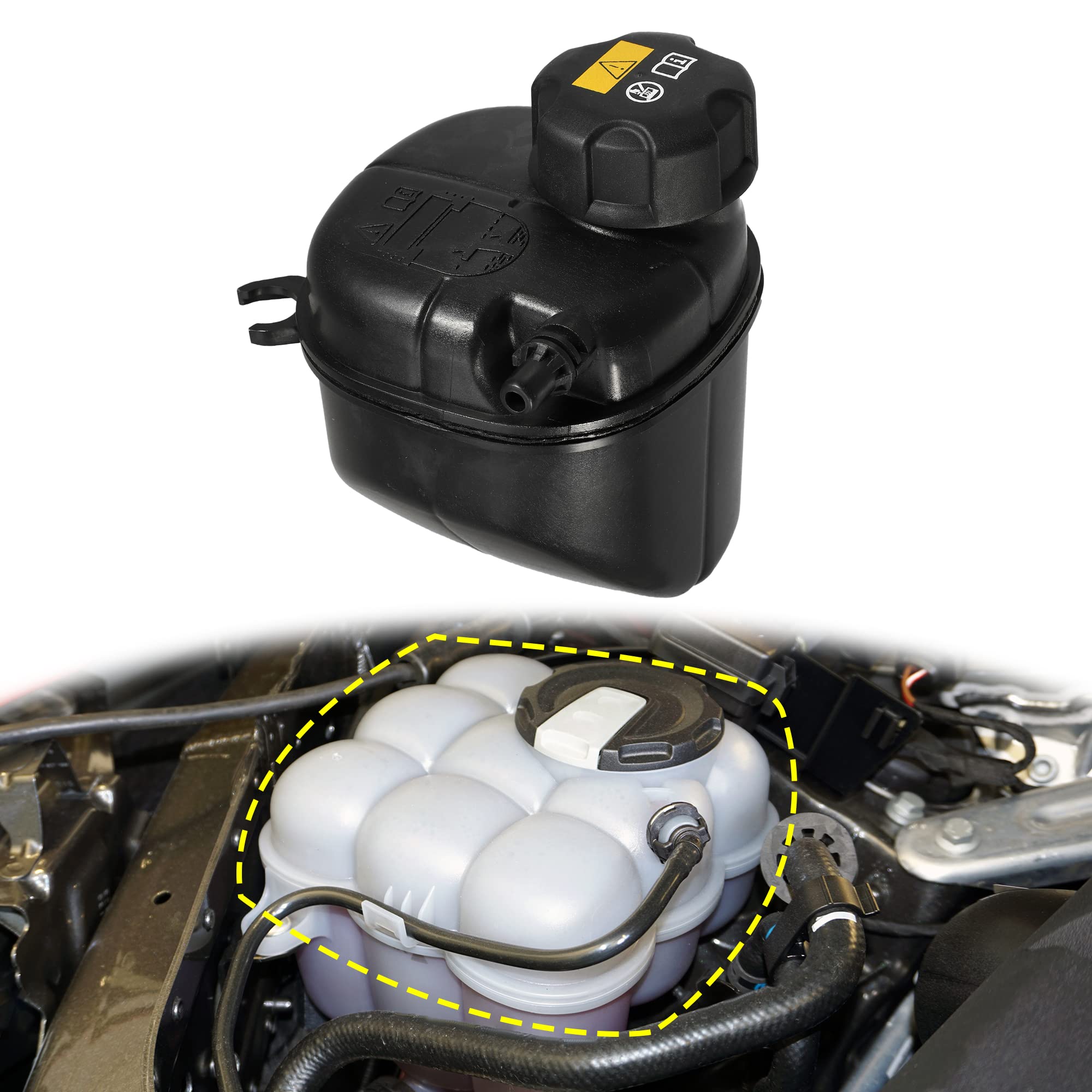 Coolant Expansion Tank 17138610655 Compatible With BMW G11 G12 G30