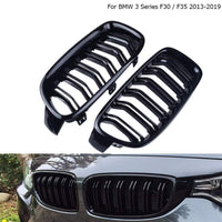 Grill Compatible With Bmw 3 Series Grill F30 M3 Style Kidney Grill Grille Bumper Grill 2012-2018 Glossy Black