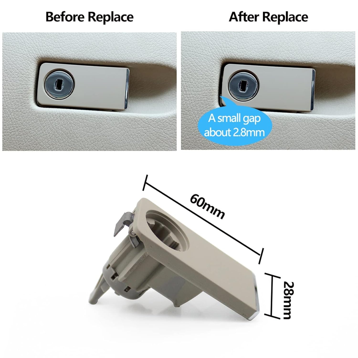 Glove Box Switch 2046800098 2126801498 Compatible With Mercedes-Benz C-Class W204  E-Class W212 Tag No. 125 And 126