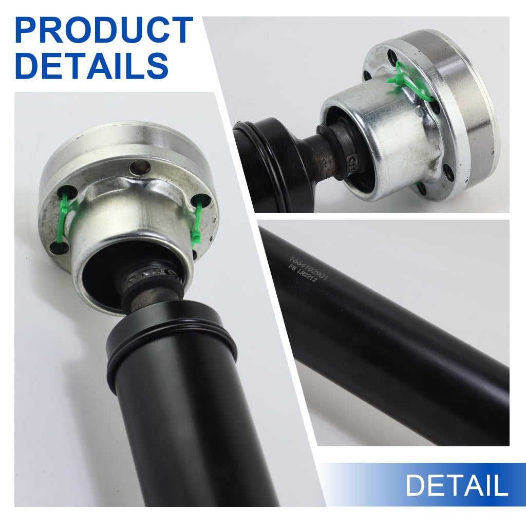 Front Driveshaft (Prop shaft) Assembly 1664102901 166410290180 1664109000 A1664102901 A1664109000 Compatible With Mercedes Benz W166 W292