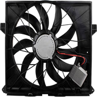 Electric Engine Radiator Cooling Fan Assembly 1645000093 Compatible With Mercedes Benz W164 W850