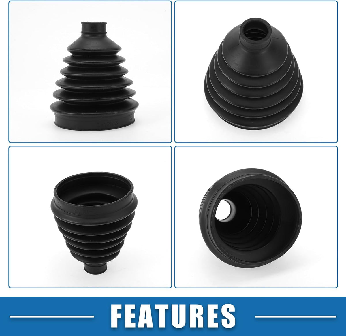 CV Joint Boot Kit 4H0498203 7E0498203 7P0498203 Compatible With Audi A4 A5 A6 A7 A8  Q5 Q7