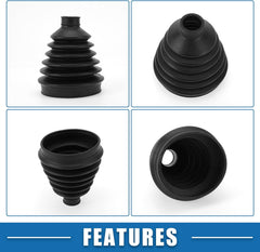 CV Joint Boot Kit 4H0498203 7E0498203 7P0498203 Compatible With Audi A4 A5 A6 A7 A8  Q5 Q7