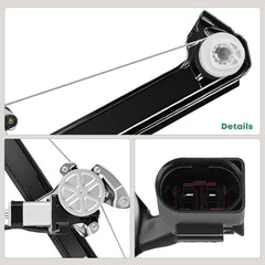 Rear Right Window Regulator. 51357075674 Compatible With BMW E60
