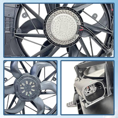 Engine Radiator Cooling Fan Assembly 17427601176 Compatible With BMW X3 (F25)