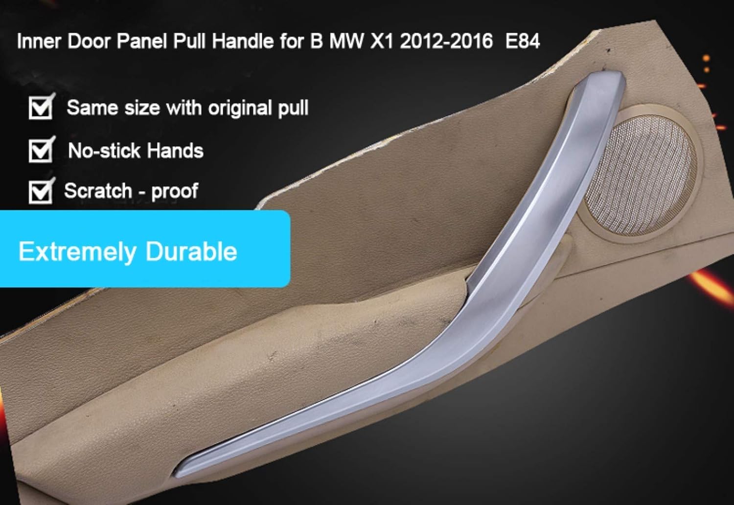 Door Handle Compatible with BMW X1 Door Handle X1 E84 2010-2016 Beige