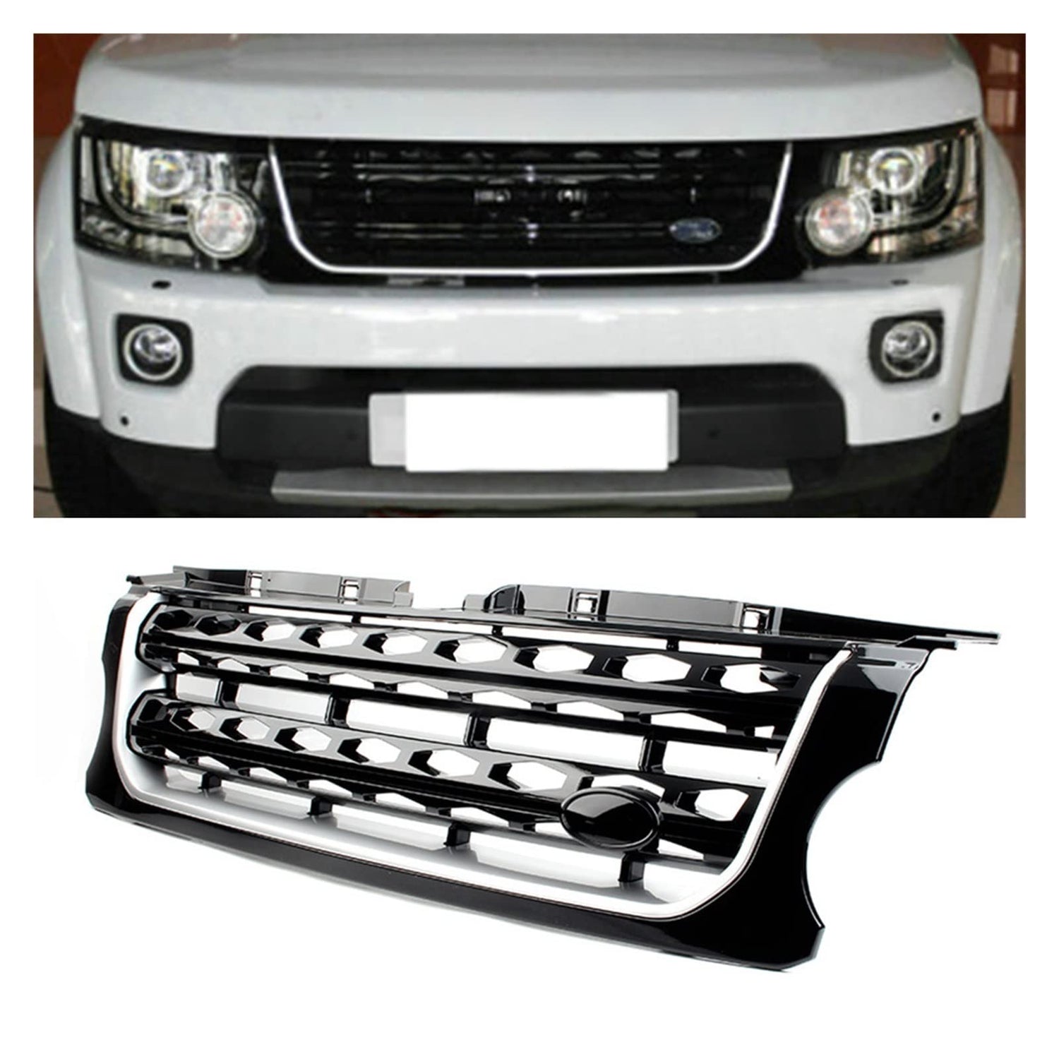 Front Bumper Grille LR051300 Compatible With Land Rover Discovery 4 5