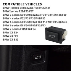 Steering Wheel Trunk Switch 61319200316  61316921846 Compatible with BMW 1 Series F20 & 3 Series F30 & 5 Series F10, X1 E84 Tag-SW-81