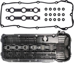 Engine Valve Cover Gasket Set 11129070990 Compatible With BMW E46 E60 E53 M54
