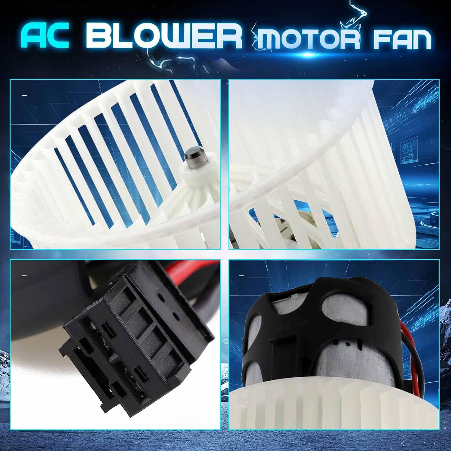 Blower Motor 64119242607 Compatible With BMW F18