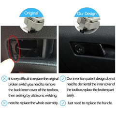 Glove Box Switch 2046800098 2126801498 Compatible With Mercedes-Benz C-Class W204  E-Class W212 Tag No. 125 And 126