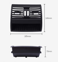 Ac Vent Compatible With Bmw 5 Series F10 2010-2017 Ac Vent Ac Grill Chrome Black Rear 64229172167