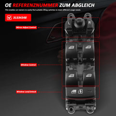 Front Right Power Window Control Switch 31272011 31334348 S60 XC60