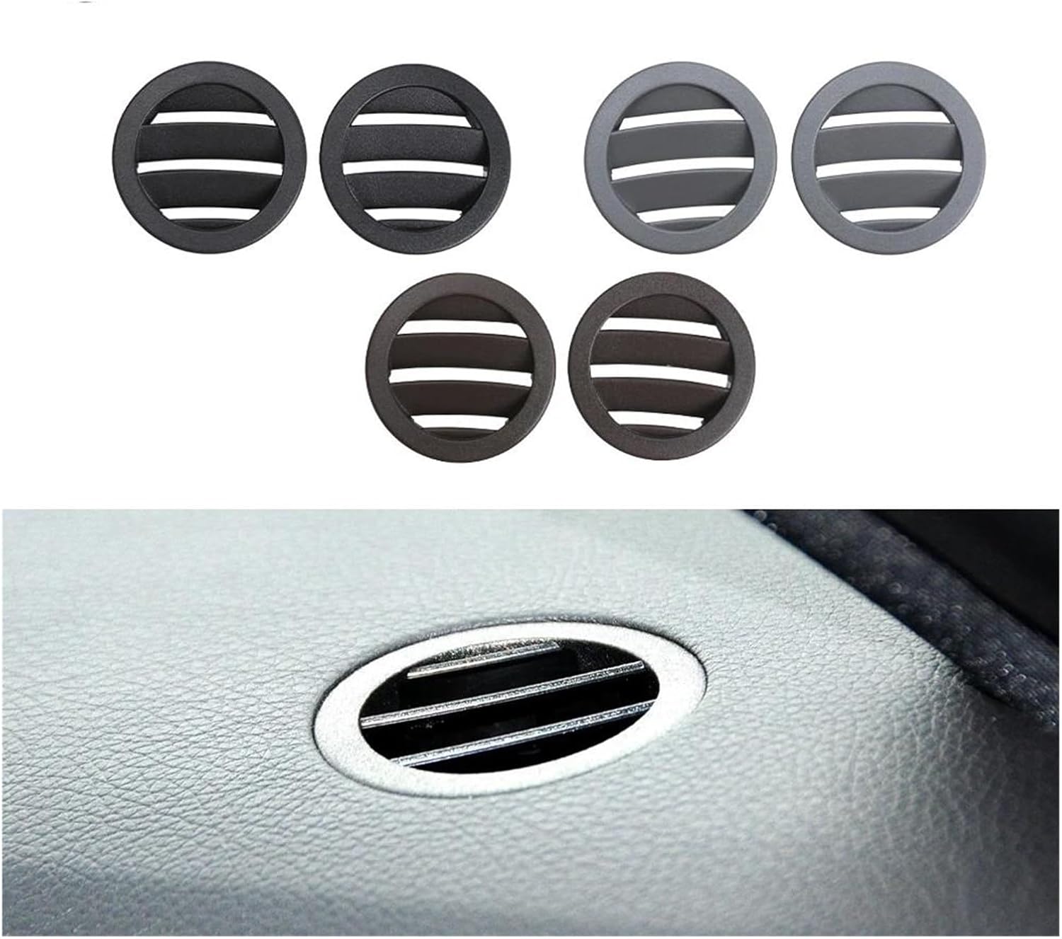 Console Small Ac Vent Grille Cover Light Gray  21283103597K43  21283104597K43 Compatible With Mercedes For Benz E Class W212 E200 E300 E350 E550